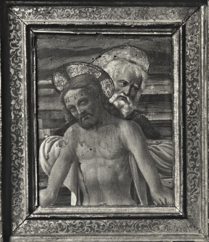 Brogi — Anonimo fiorentino - sec. XV - Cristo morto sorretto da Nicodemo — insieme